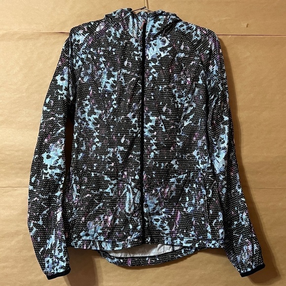 Lululemon | Back Pack It Jacket Floral Sport Tranquil Blue Zip Up Hoodie Size 8 - Picture 1 of 16